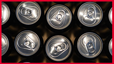 soda cans