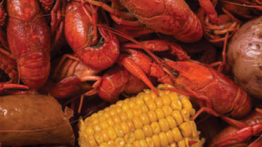 Surf and turf buffet